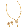 TANUJAA ELEGANT STICK NECKLACE AND STUD